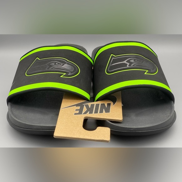 Seattle Seahawks Nike Offcourt Slide Sandals DD0545-001 Mens 8, 10, & 11 NEW - Picture 2 of 13